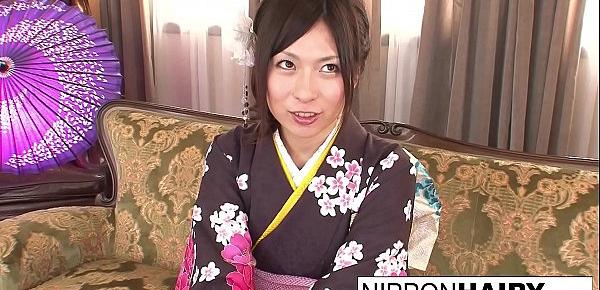  Japanese geisha gets tied up and played with